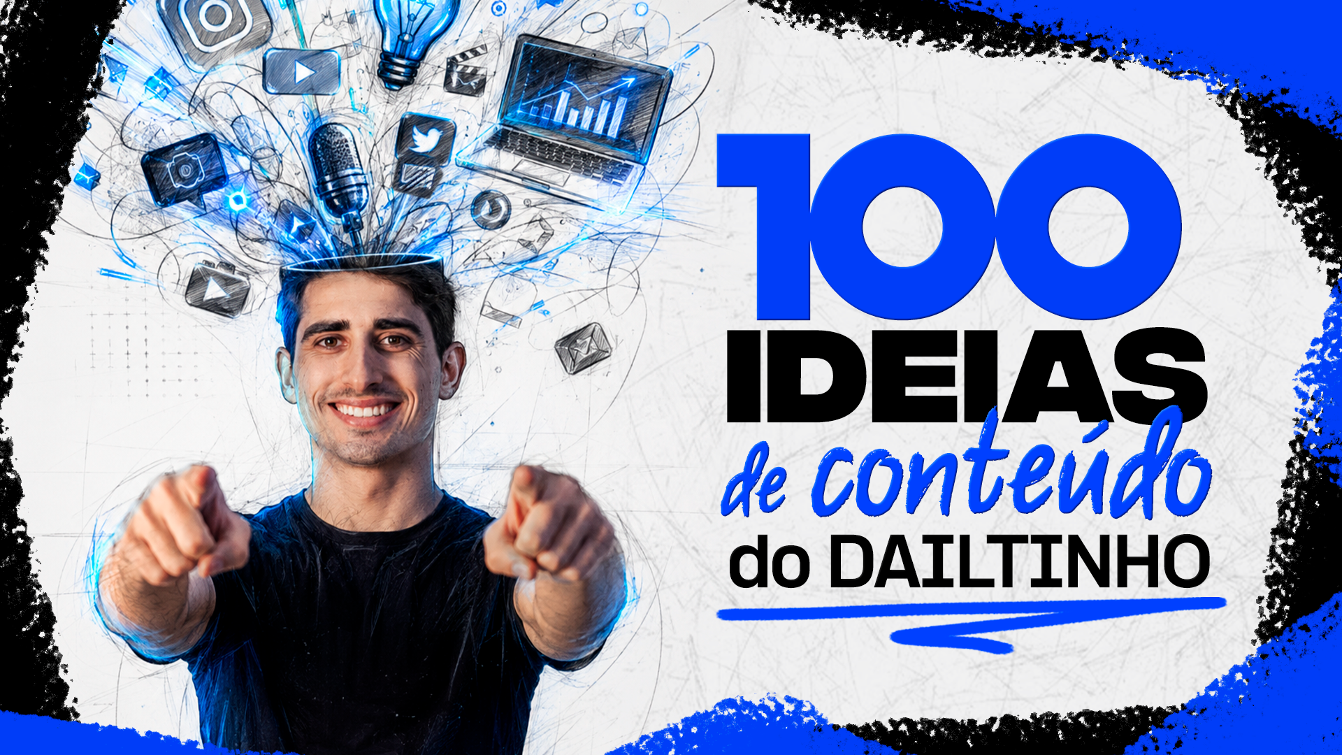 100 ideias de conteúdo do Dailtinho